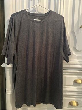 Old Navy Active Cloud Motion XXL Tall Men's Crew Neck T-Shirt - Charcoal Gray